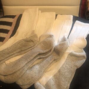 Cozy White Socks 4 pairs